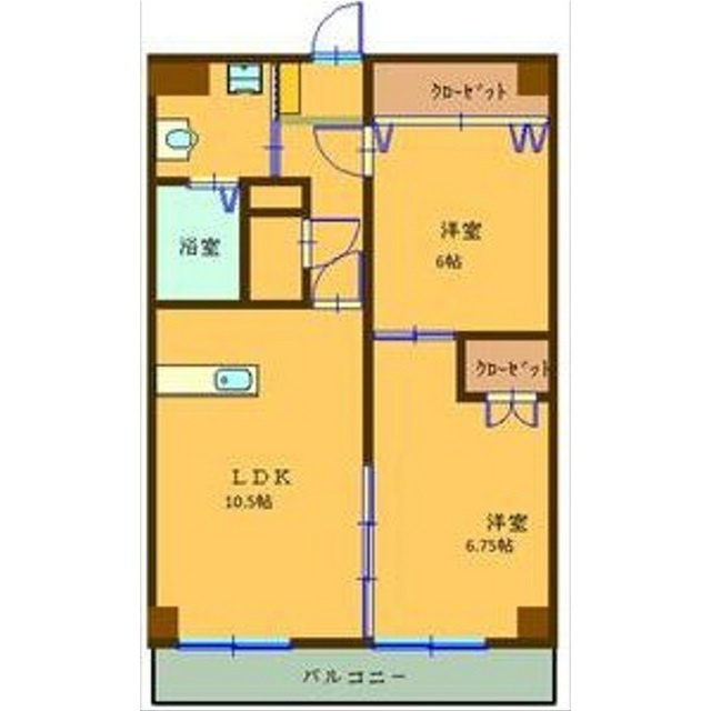 アムール松倉の間取り