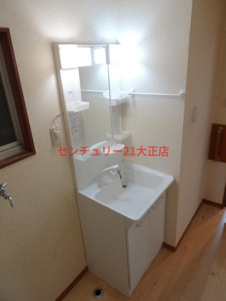 上林マンションの洗面所