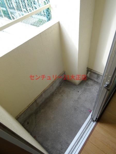 上林マンションのバルコニー