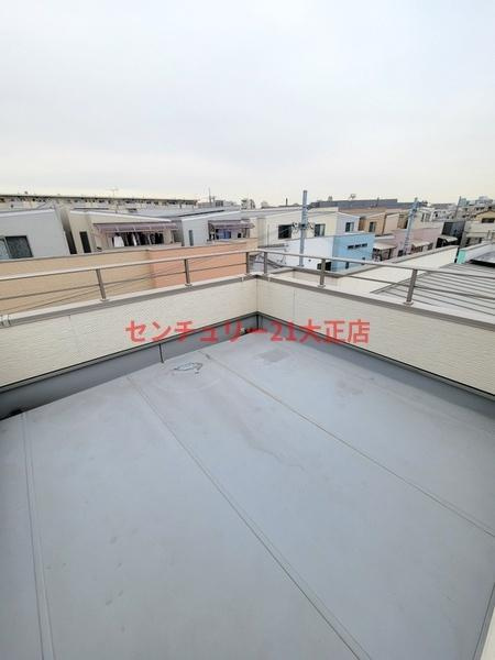 此花区春日出南1丁目中古戸建のバルコニー