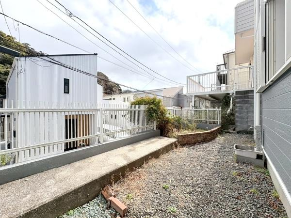 藤沢市片瀬２丁目の中古一戸建の庭