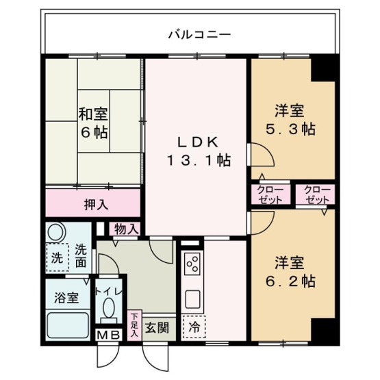 【間取り】 | ハッピーライフ・フジ