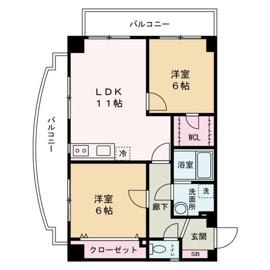 【間取り】 | アルコ・ラ・カーサ佃町