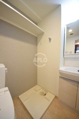 リンクス大阪城SOUTHレジデンスの洗面所|リンクス大阪城SOUTHレジデンス　室内洗濯機置場