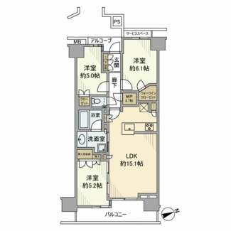【間取り】 | プラウド港北センター北 | 間取り図