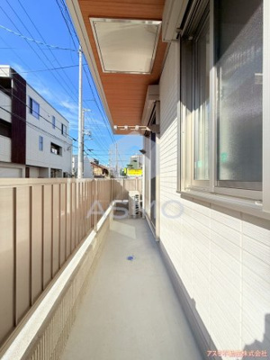 【バルコニー】 | モンテゾーロ西田辺 | 同マンション別部屋　参考写真