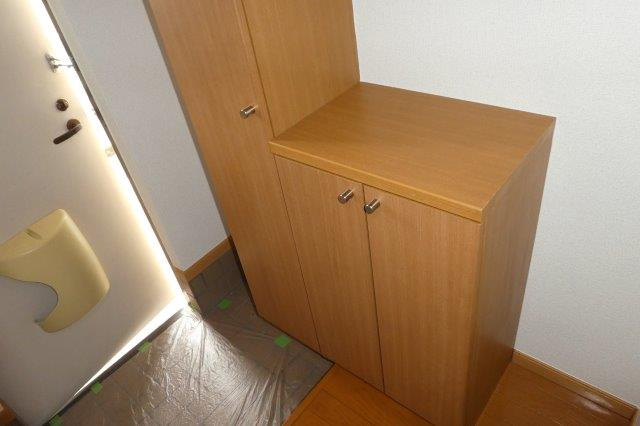 ピュアハウスの玄関|シューズボックス