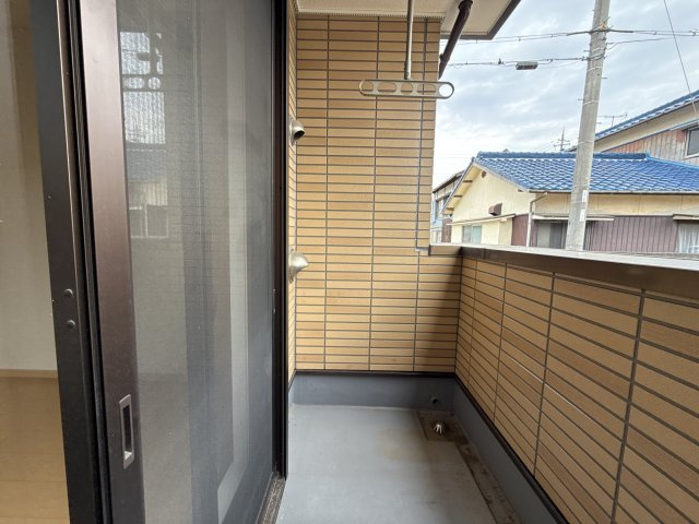 フェリア香呂Ｂのバルコニー