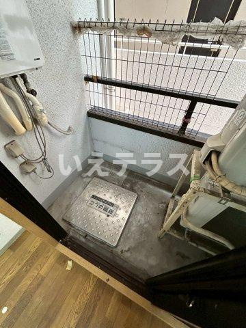 サンハイツ弐番館のバルコニー