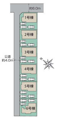 【区画図】 | 三島市徳倉1丁目　新築一戸建て　2号棟