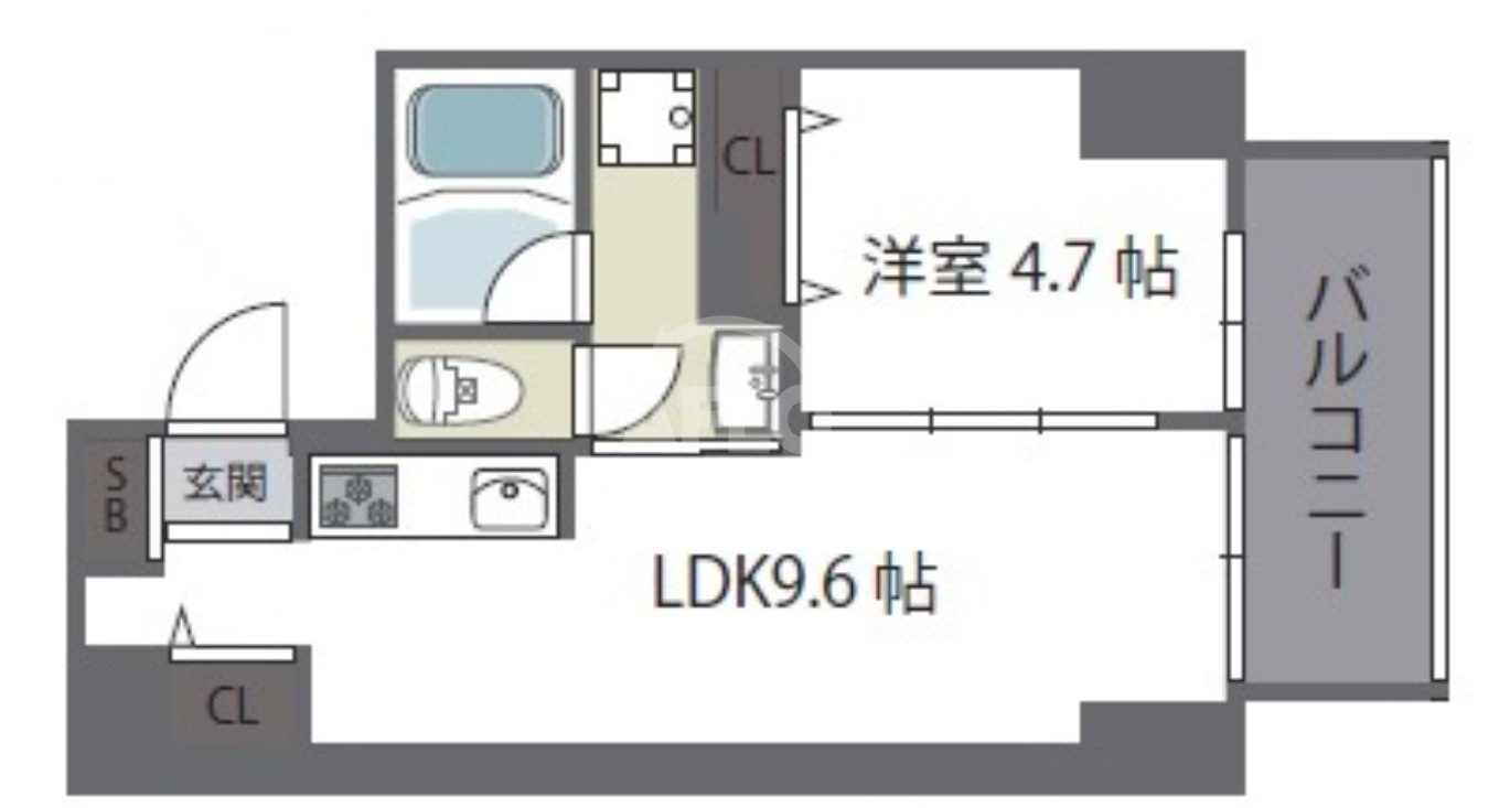グランガーデン足代新町の間取り|グランガーデン足代新町　間取り