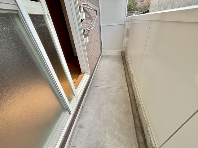 ホープ大野のバルコニー