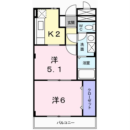ホープ大野の間取り