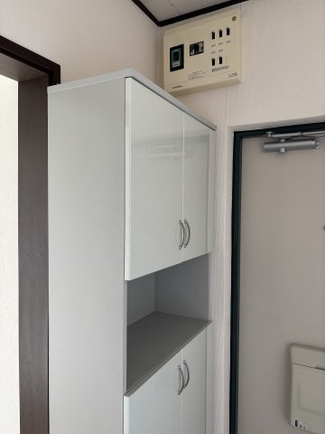 芝中団地ロ-2の収納|シューズボックス、ブレーカーは玄関に