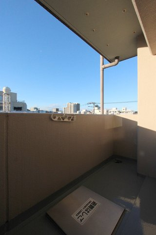 飯能市柳町の賃貸マンションのバルコニー|洋室8帖側