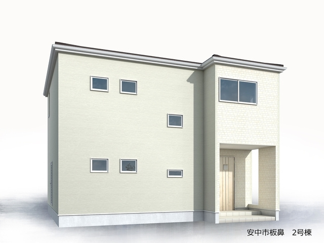 【外観パース】 | リーブルガーデン.S安中市板鼻ー② | （完成予想図）安中駅まで2.7Km！