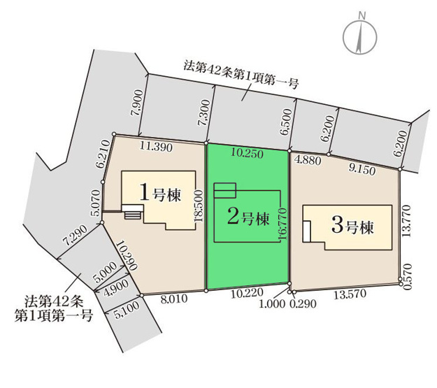 【区画図】 | リーブルガーデン.S安中市板鼻ー② | 碓東小学校、第一中学校通学のエリア！
