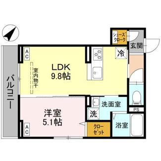 【間取り】 | ノーブルラフィネ蕨