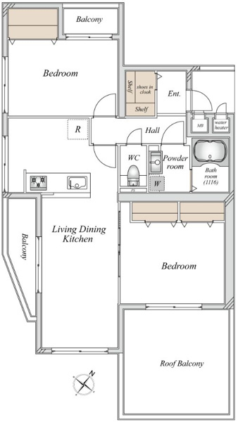 【間取り】 | ダイアパレス平尾Ⅱ☆仲介手数料無料☆