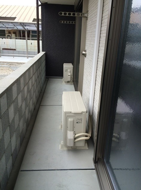 アンプルールフェール　ボルドゥルーⅡのバルコニー|参考、同建物・反転間取りの号室