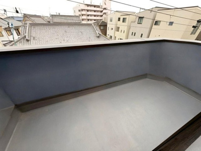 【バルコニー】 | 鶴見区茨田大宮１丁目 | ※AI家具消し加工をした画像のため、現況を優先します。