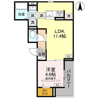 【間取り】 | ノーブルラフィネ蕨