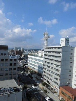 【展望】 | ライオンズマンション姫路 | バルコニーからの眺望　※内装前／２０１５年１２月の写真