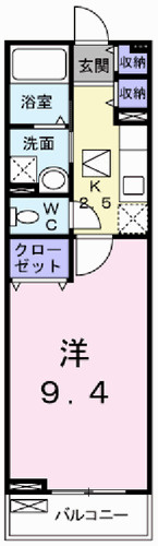 アウローラ市川の間取り