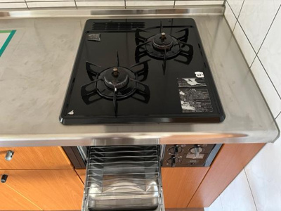 【キッチン】 | アビタシオン朝日 | 二口コンロ