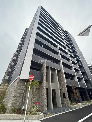 メルディアクレスト難波ソルテラスの外観|外観は落ち着いています