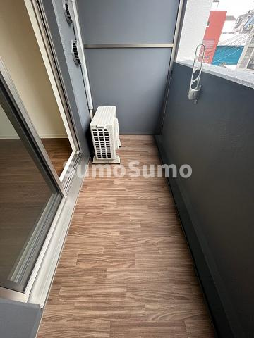 メルディアクレスト難波ソルテラスのバルコニー|バルコニー付きです