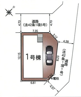 【区画図】 | クレイドルガーデン東大阪市金岡第３ | 区画図