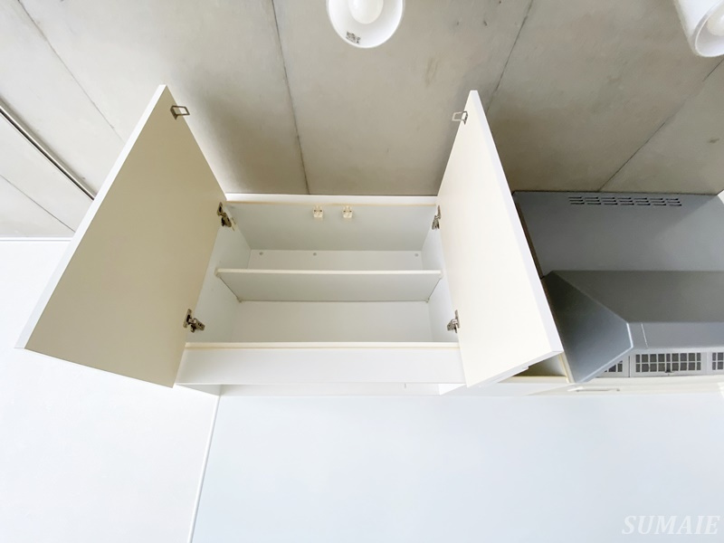 ベルヴィラージュ尾久デュエトーレの収納|キッチン上収納です☆