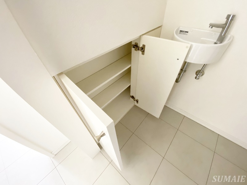 ベルヴィラージュ尾久デュエトーレの収納|トイレ収納です☆