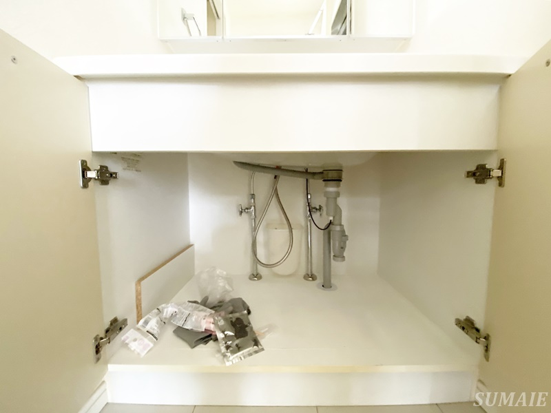 ベルヴィラージュ尾久デュエトーレの収納|洗面台下収納です☆