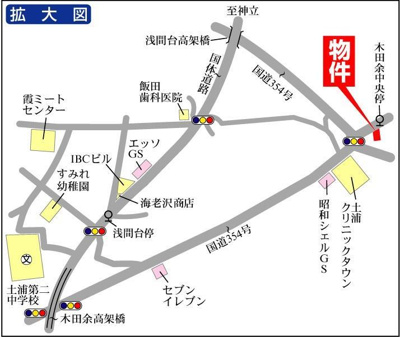 【地図】 | 木田余倉庫