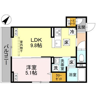 【間取り】 | ノーブルラフィネ蕨