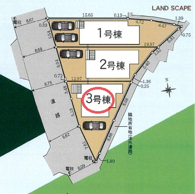 【区画図】 | クレイドルガーデン高石市綾園第２ | 区画図