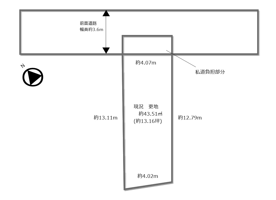 大阪市城東区新喜多東1丁目の区画図