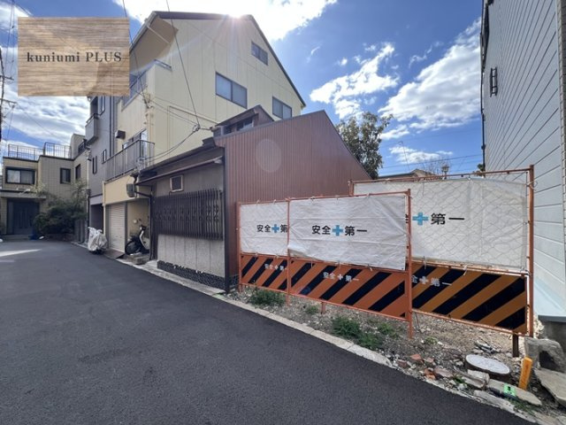 大阪市城東区新喜多東1丁目の前面道路含む現地写真