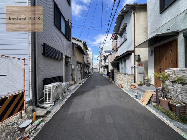 大阪市城東区新喜多東1丁目の前面道路含む現地写真