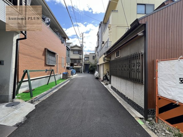 大阪市城東区新喜多東1丁目の前面道路含む現地写真