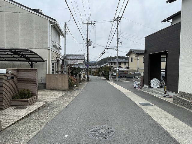 修学院登り内町 土地の前面道路含む現地写真