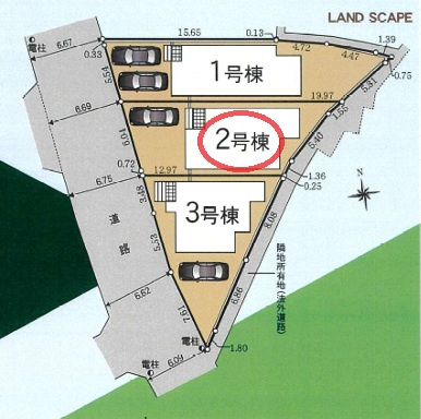 【区画図】 | クレイドルガーデン高石市綾園第２ | 区画図