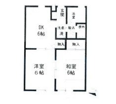 サン・ドミールＡ棟の間取り