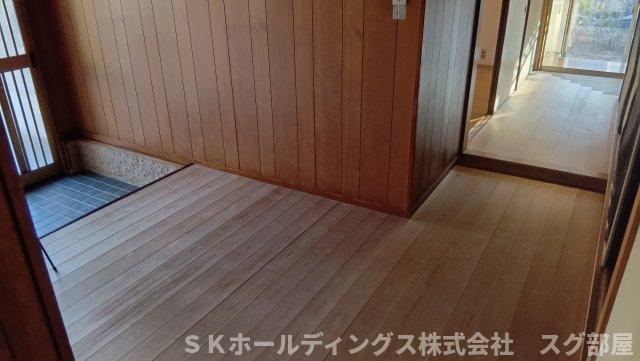 綾部市７DK戸建て賃貸の玄関