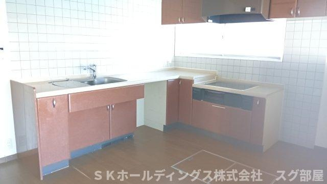 綾部市７DK戸建て賃貸のキッチン