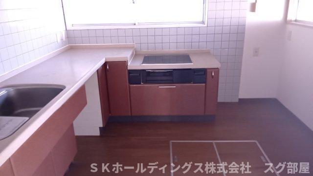 綾部市７DK戸建て賃貸のキッチン