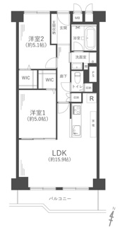 【間取り】 | 杉谷パークマンション