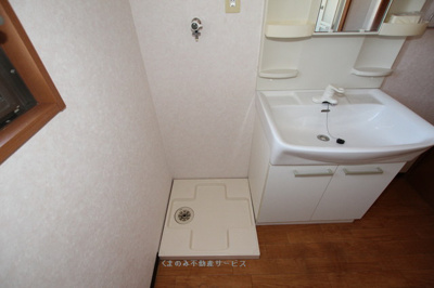 【洗面所】 | グランブルーアサカワ | 洗面所です
202号室　2021年10月14日撮影